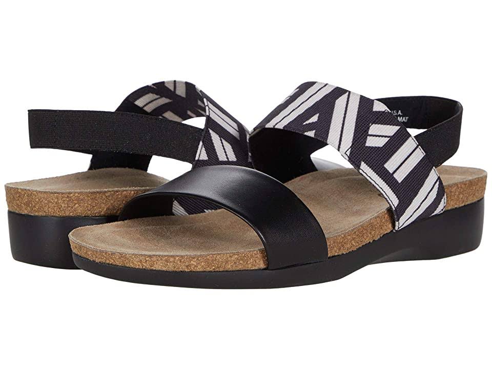 Black/White 7.5 WW Shoes F517027