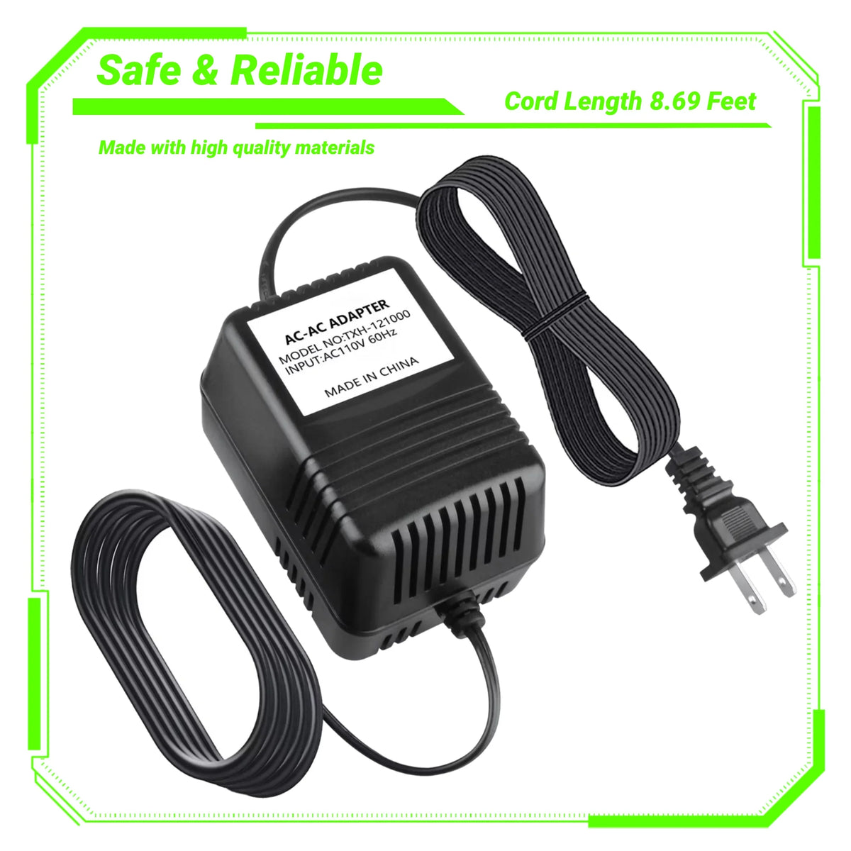 AC Adapter Power Supply Cord Cable Wall Charger T92600