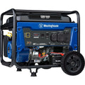 6600 Peak Watt Electric Start Portable Gas Powered Generator with CO Sensor and Wheel Kit L8793