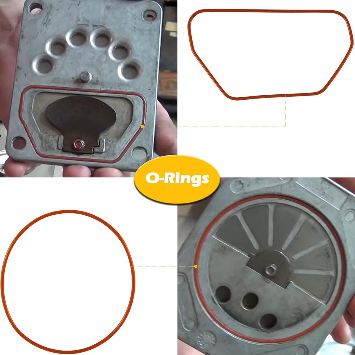 Compressor Piston Kit Connecting Rod Replacement Kit for Oil Free Air Compressor Pump Q8794