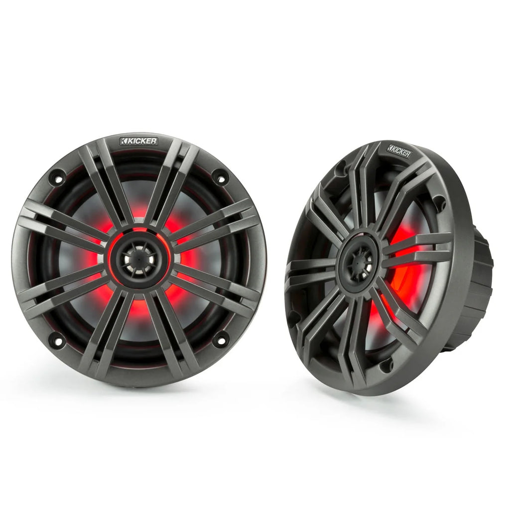 6-1/2 LED Marine Coaxial Speakers Pair U166