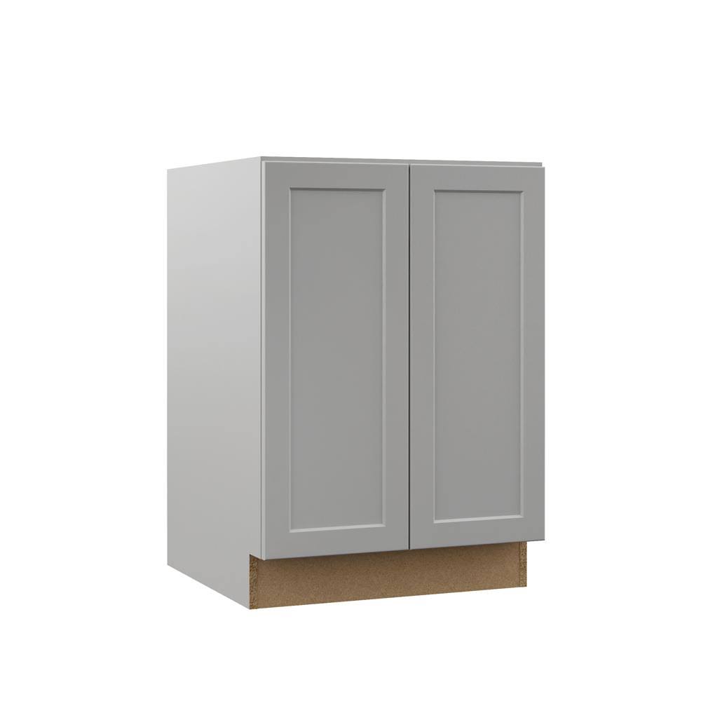 Full Door Height Bathroom Vanity Base Cabinet in Heron Gray J565301