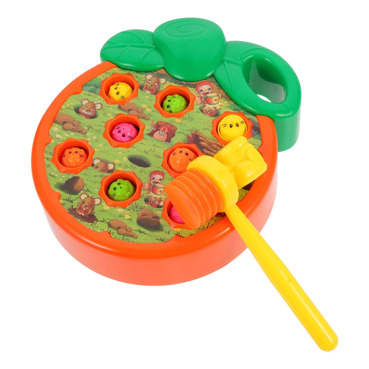 Electric Mole Game Toy Whacking Toy Cartoon Hammer Beating Toy U598809