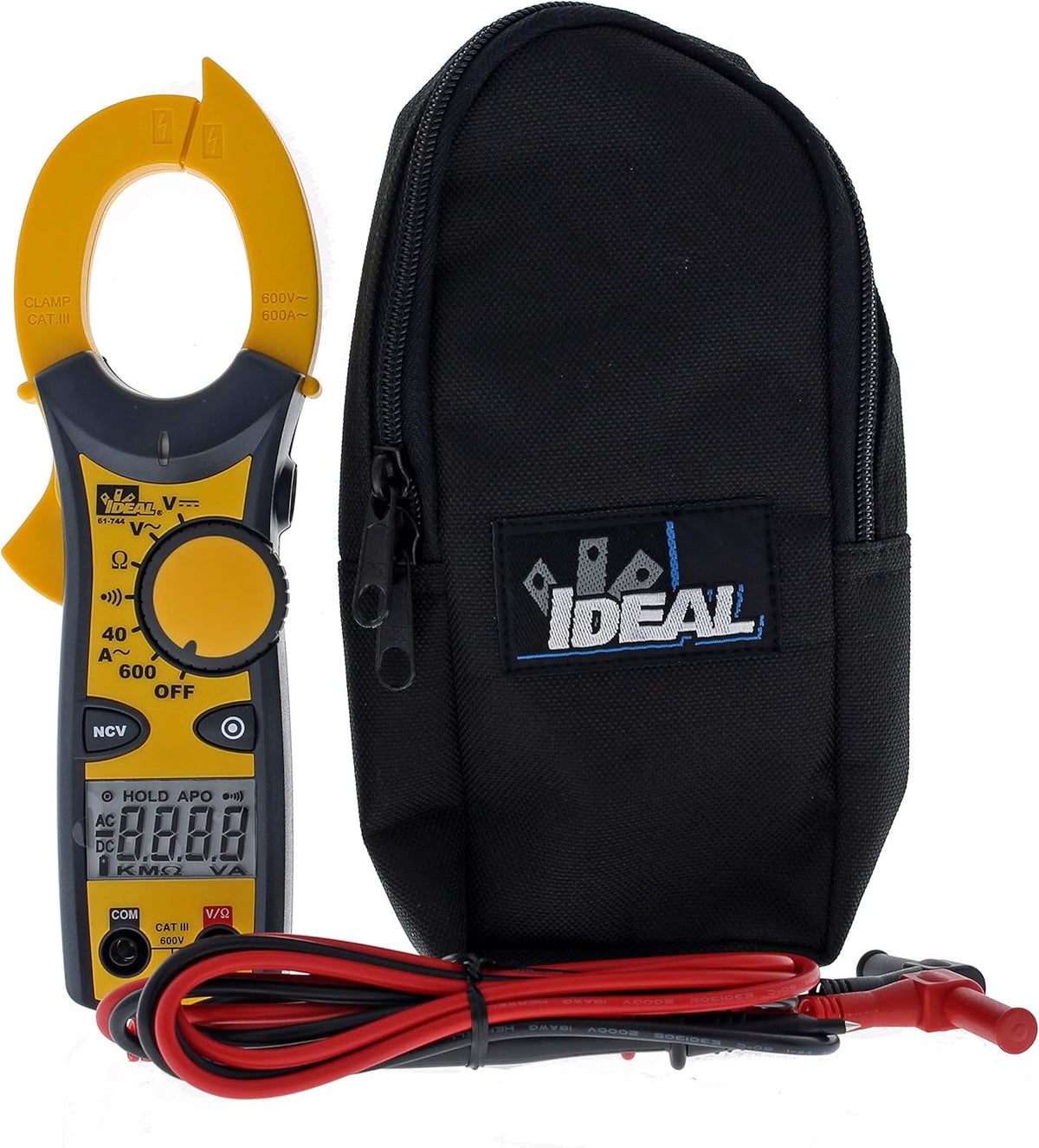 Clamp Meter 600 Amp AC with NCV, Voltage Indicator E510