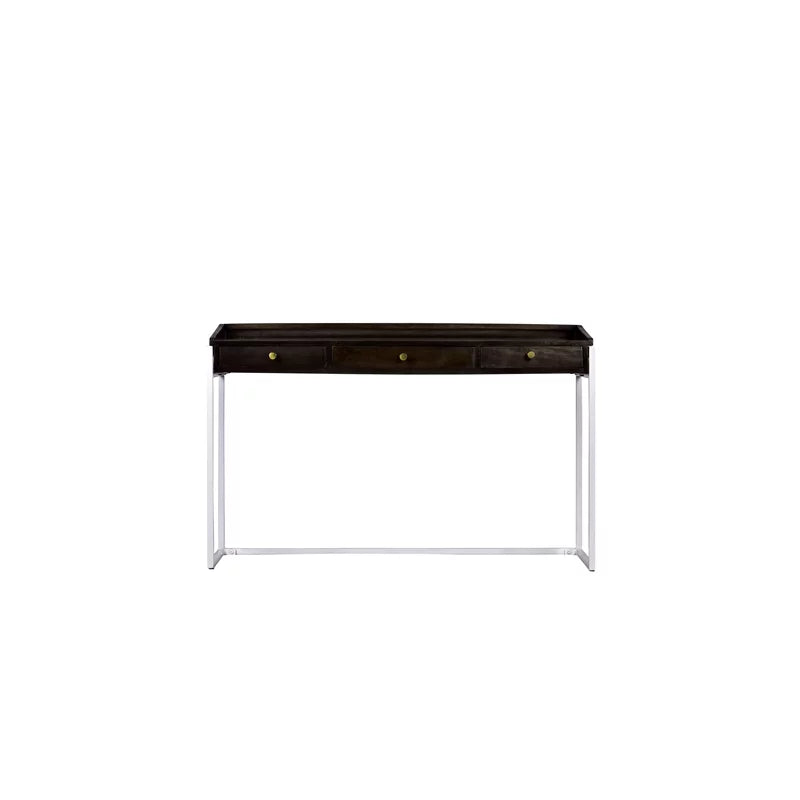 Writing Desk Wood & Metal K12343