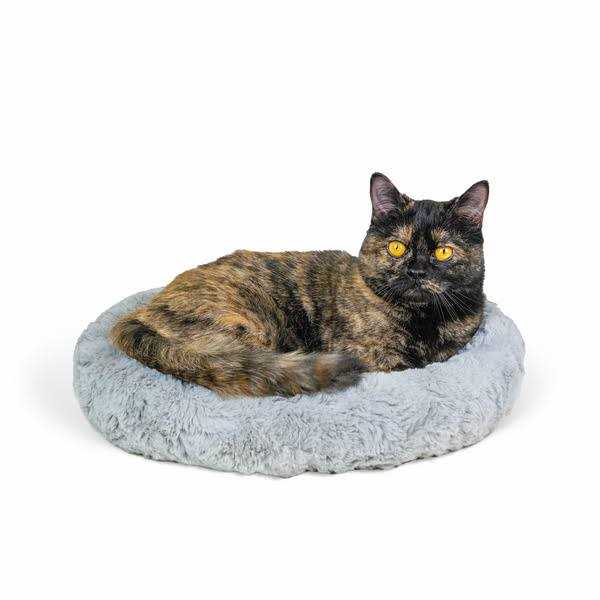 Faux Fur Self Warming Cat Bed J80318