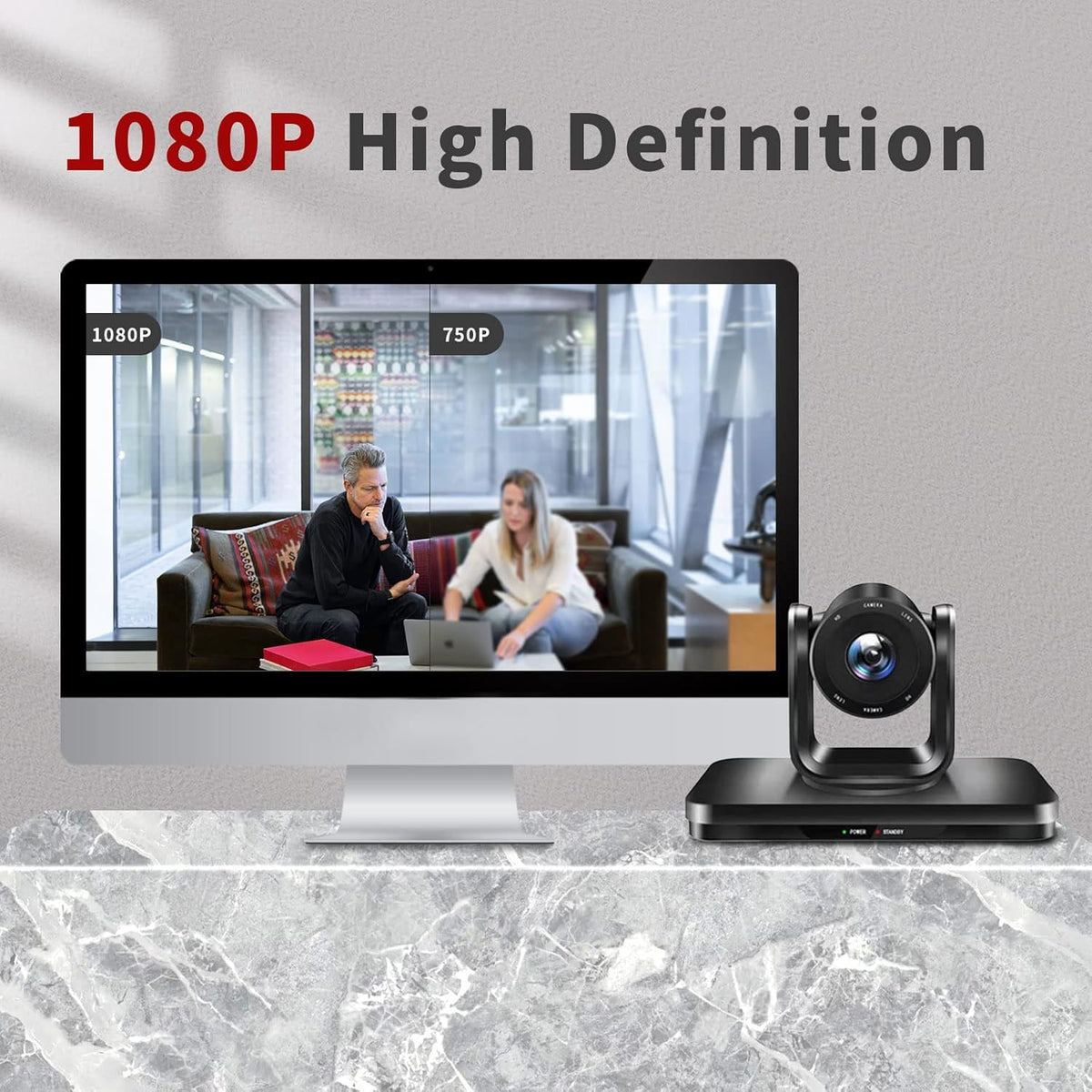 1080P PTZ Conference Camera with 4X Digital Zoom C3338