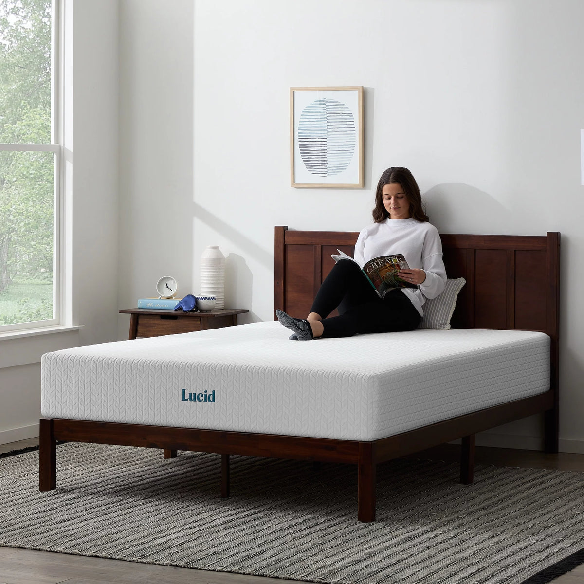 10 Gel Memory Foam Mattress Queen Z346015