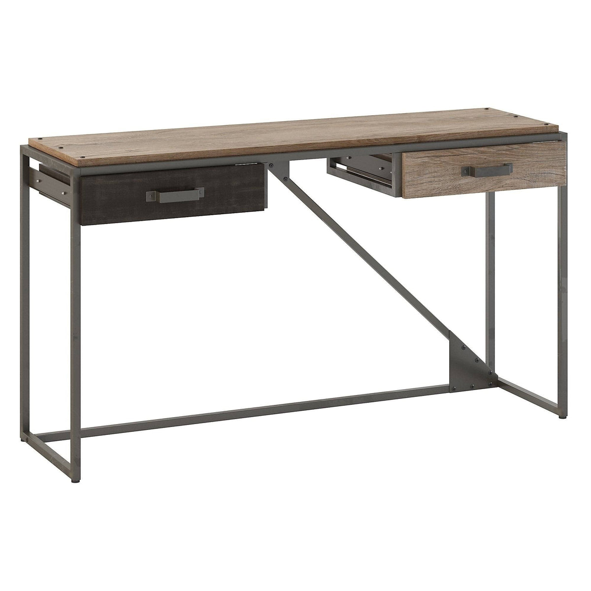 Grey Console Table with Drawers C9112