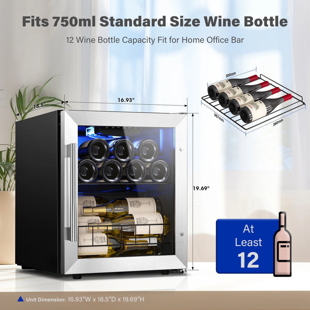 Freestanding 12 Bottle Wine Refrigerator G98455