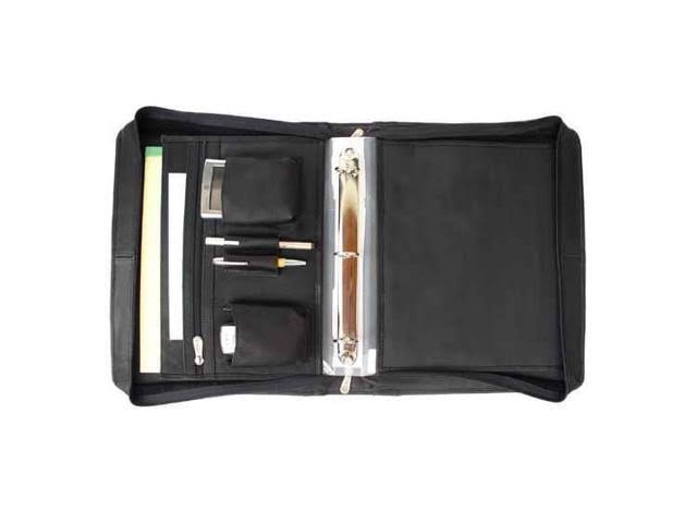 Black Three Ring Binder with Handle A4057