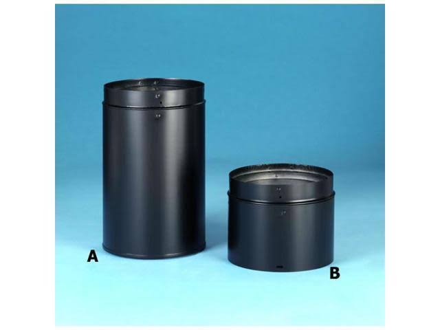 8x22 Double-Wall Black Pipe Telescoping Y838