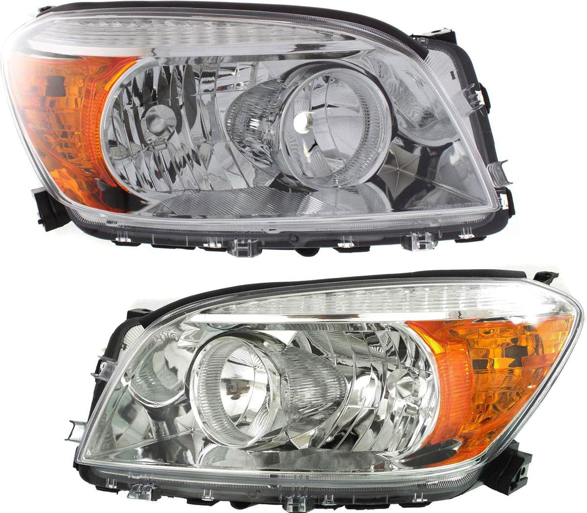 Headlight Lens and Housing Set of 2 for 2006-2008 Toyota RAV4 D512828
