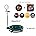 360 Photo Booth Machine with Ring Light and Case U2852