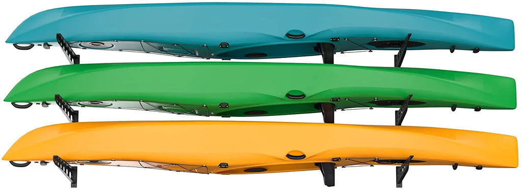 5 Pack Wall Mounted Kayak Rack 25" Arms U40352