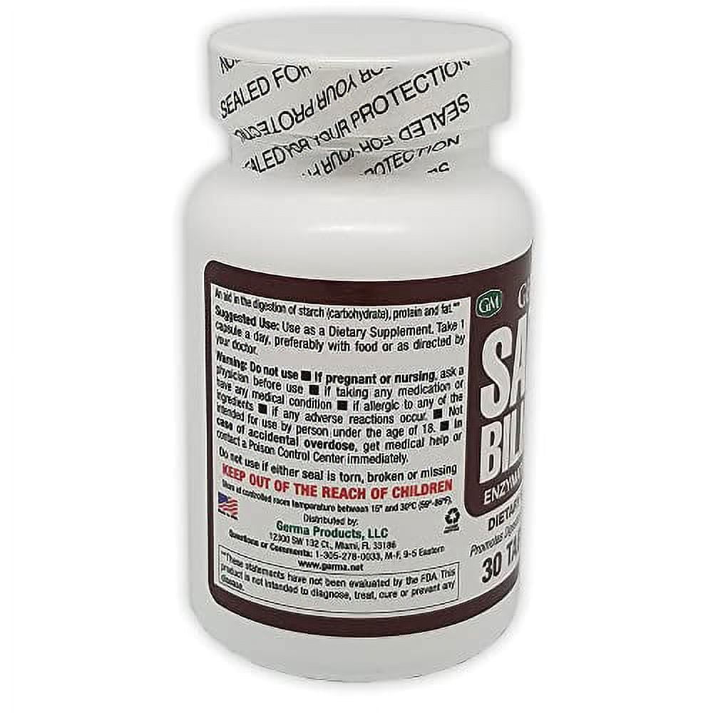 Bile Salts Dietary Supplement 30 Tablets Pack of 3 A1955