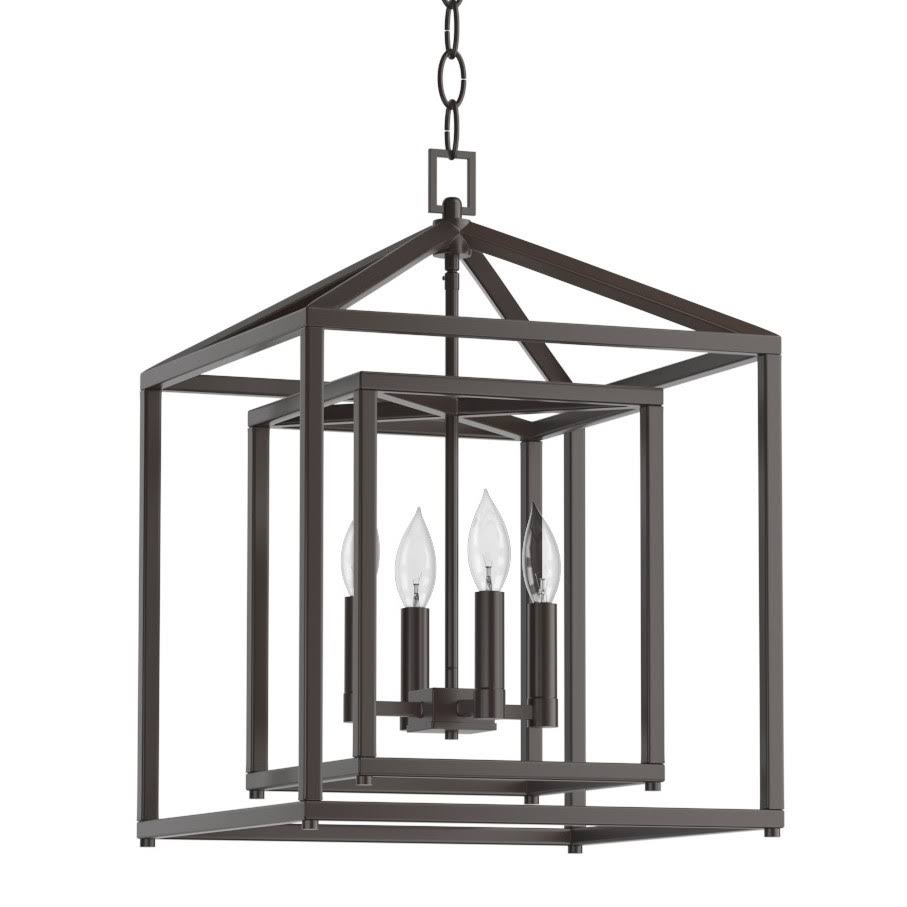 17x22 Wide 4 Light Candle Style Chandelier with Oil Rubbed Bronze K9425