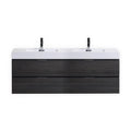 80 in. Double Sink Wall Mount Bathroom Vanity O581