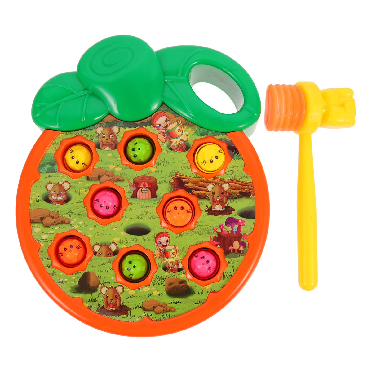 Electric Mole Game Toy Whacking Toy Cartoon Hammer Beating Toy U598809