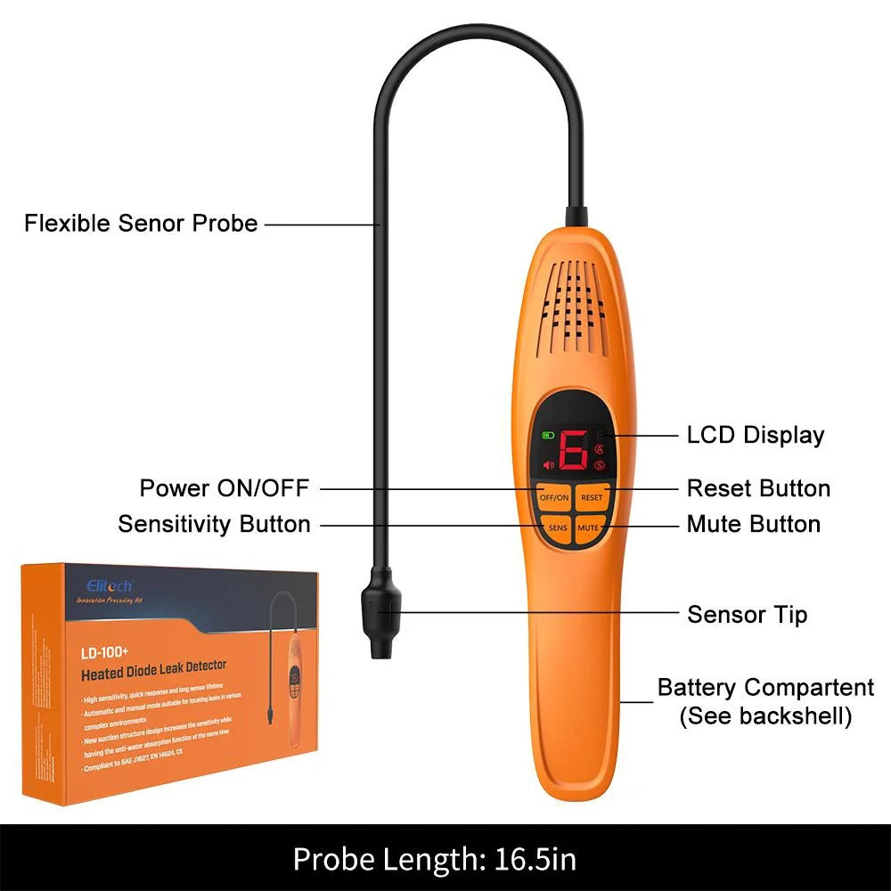 Heated Diode Refrigerant Leak Detector J566142