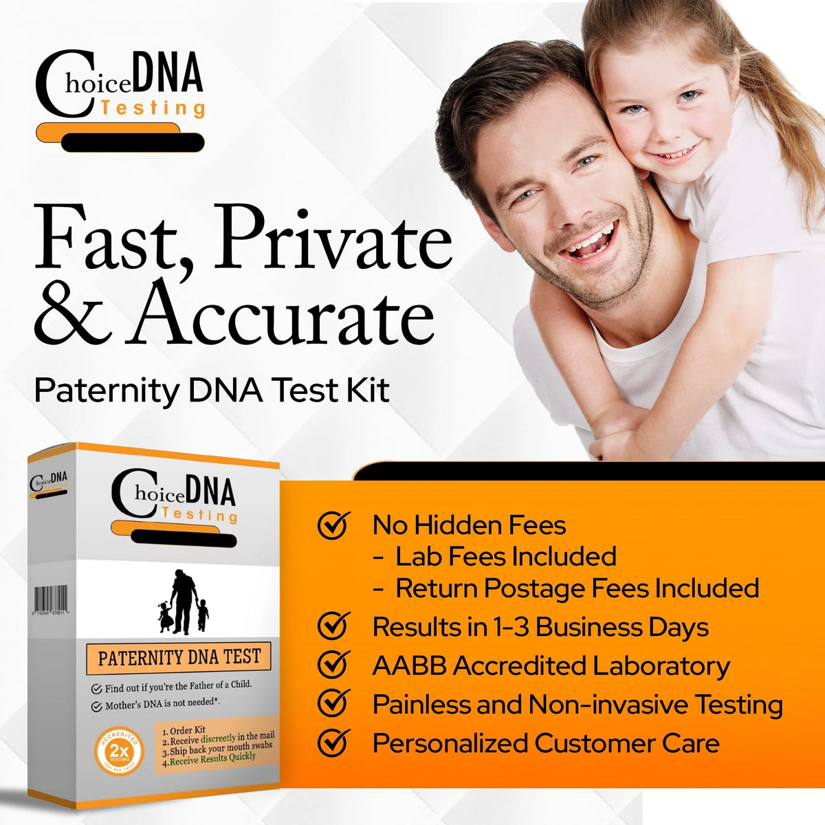 Home Paternity DNA Test Kit E392