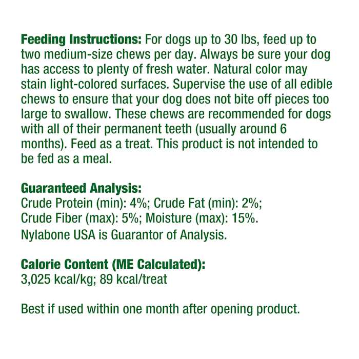 Natural Nutri Dent Fresh Breath Dental Chews D380405