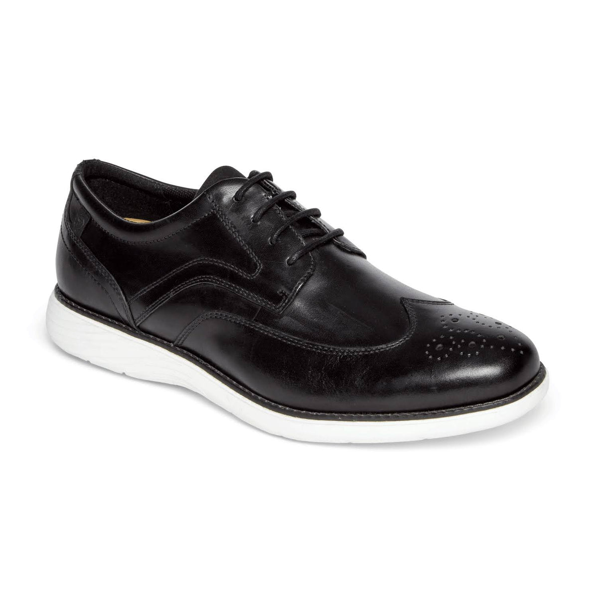 Black Wing Tip Shoes R6697