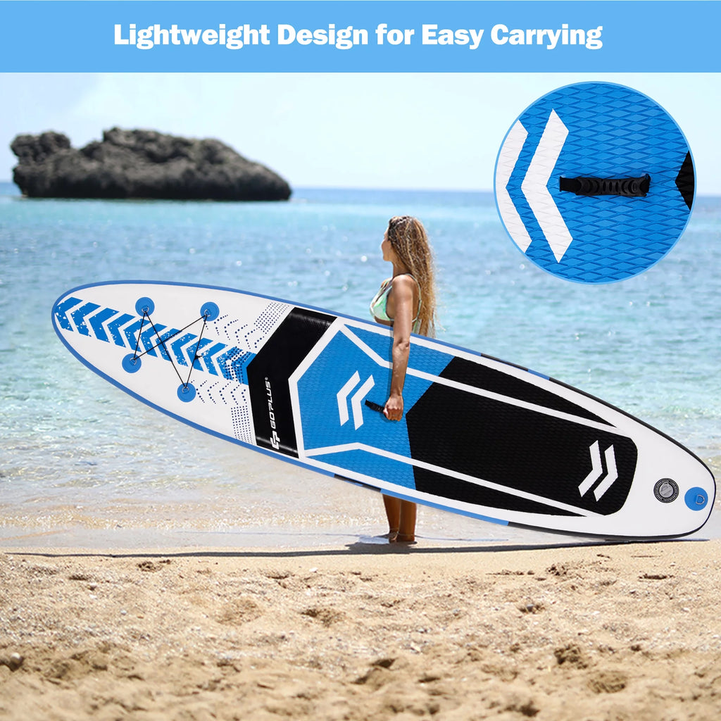 10'5'' Inflatable Stand Up Paddle Board with Carrying Bag T26334