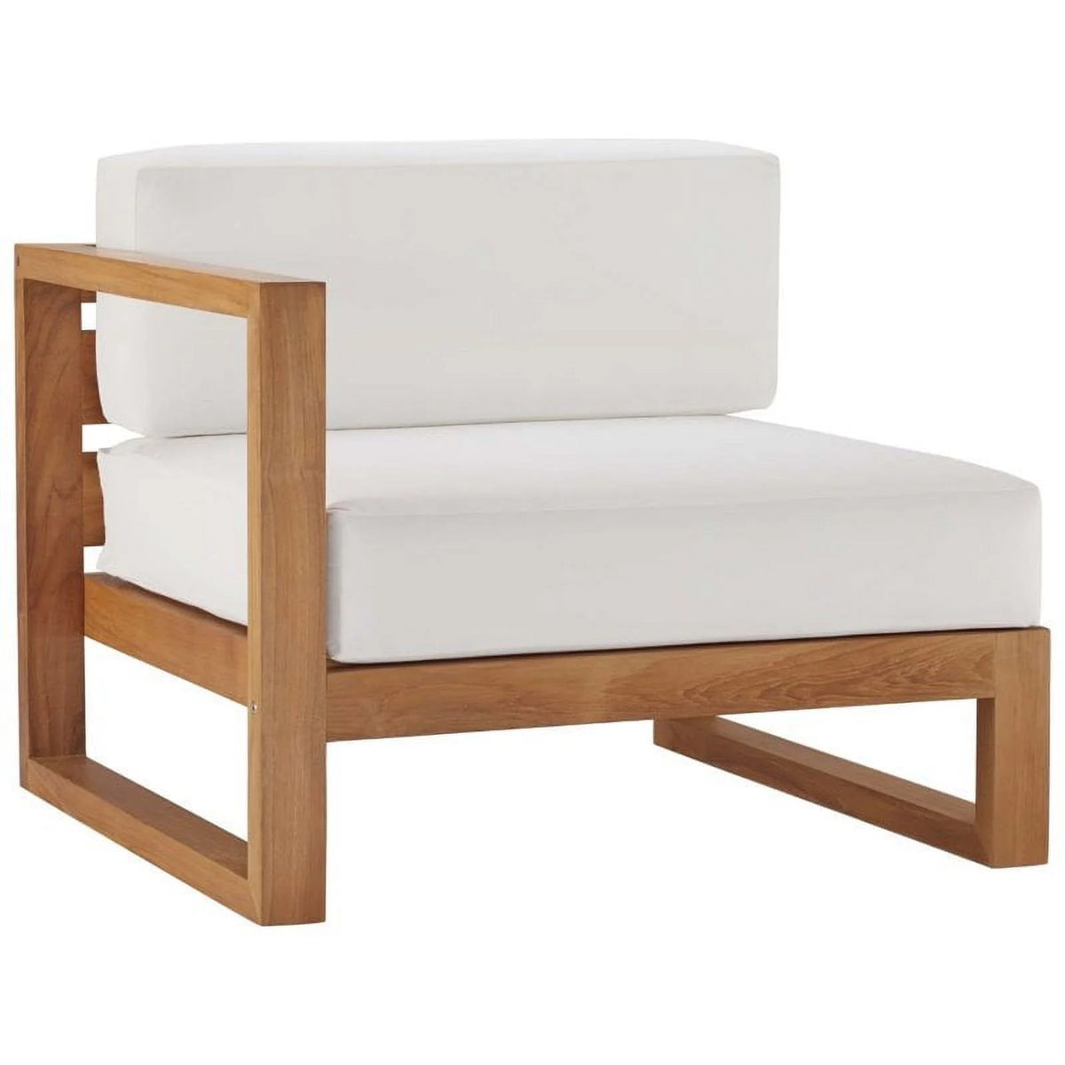 3 Piece Solid Teak Wood Patio Sectional I2726