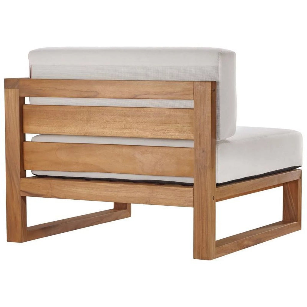 3 Piece Solid Teak Wood Patio Sectional I2726