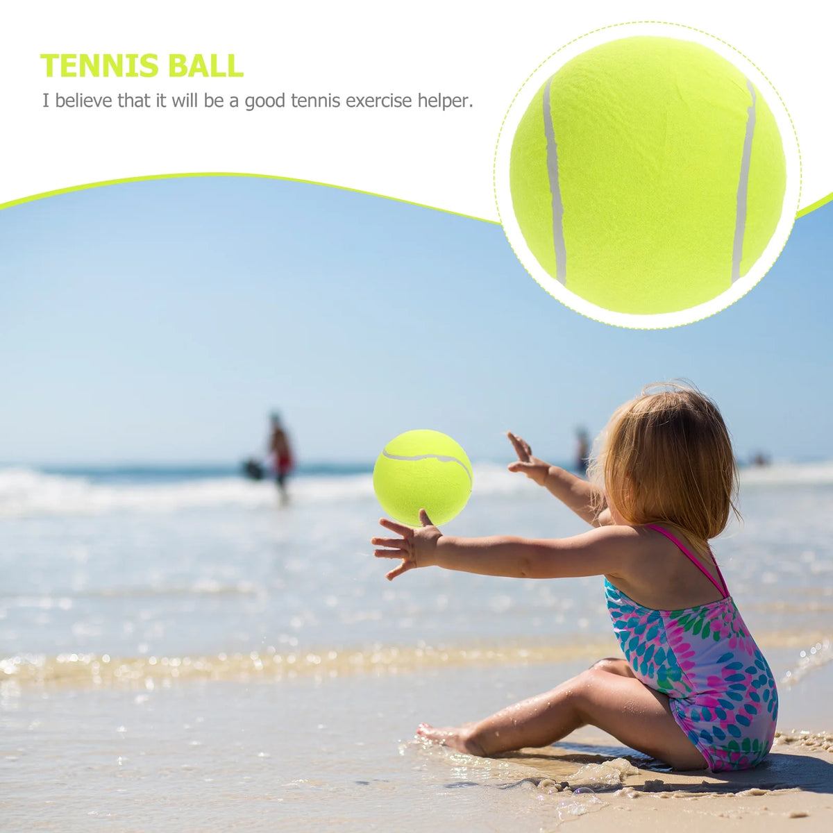 Yellow Inflatable Flannel Ball F238