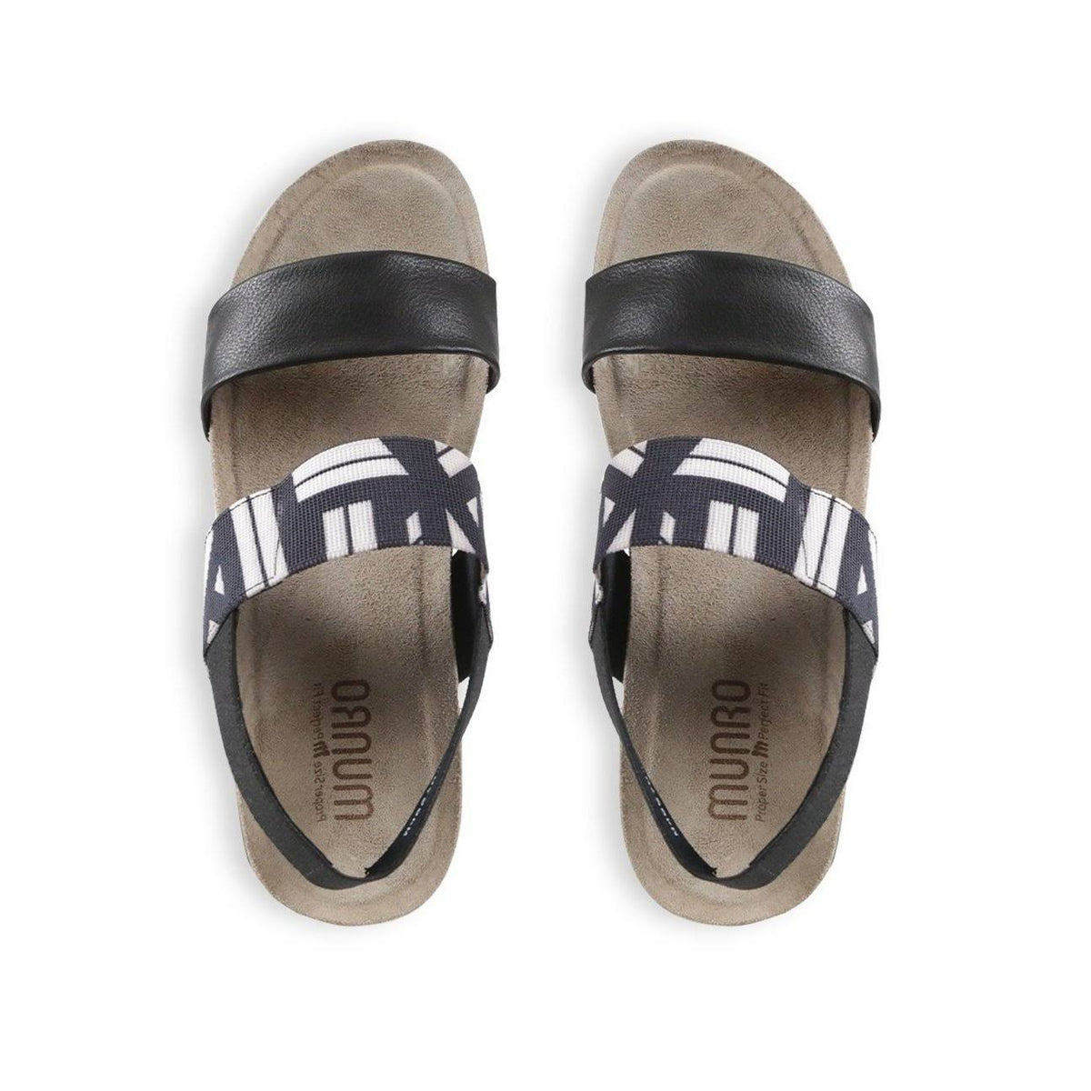 Black/White 7.5 WW Shoes F517027