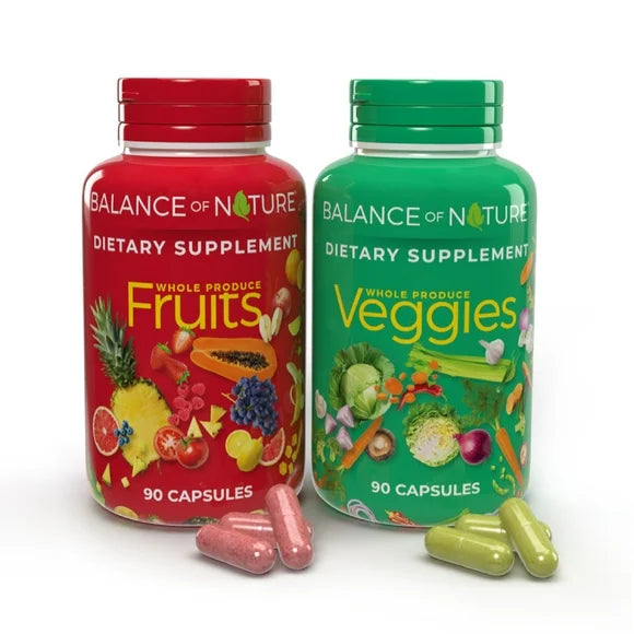 90 Fruit Capsules, 90 Veggie Capsules C9048