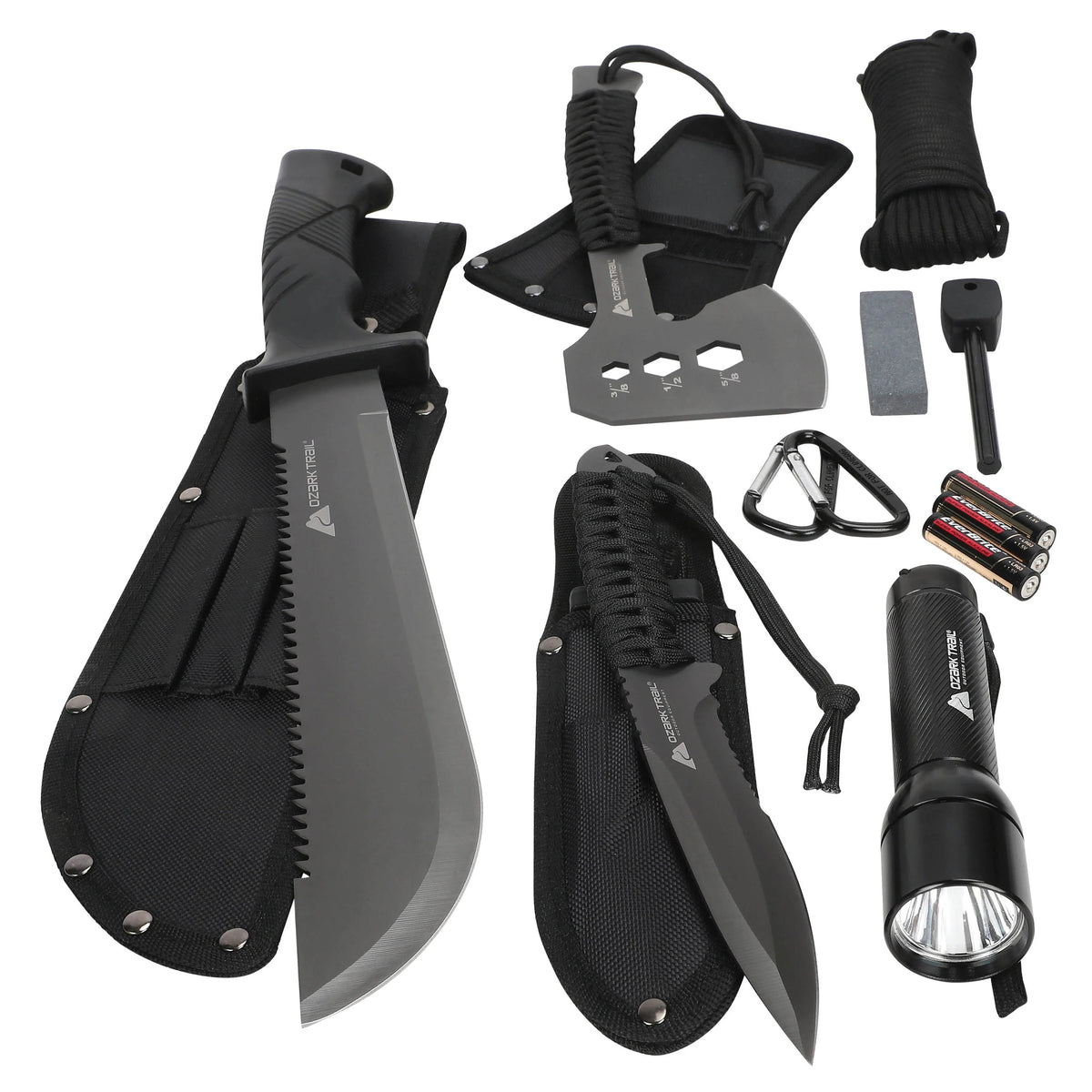 12 Pack Camping Tool Set with Flashlight S6929