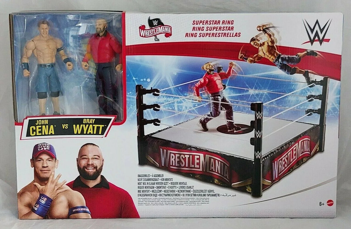 Wrestlemania Superstar Ring with 2 Figures N54089