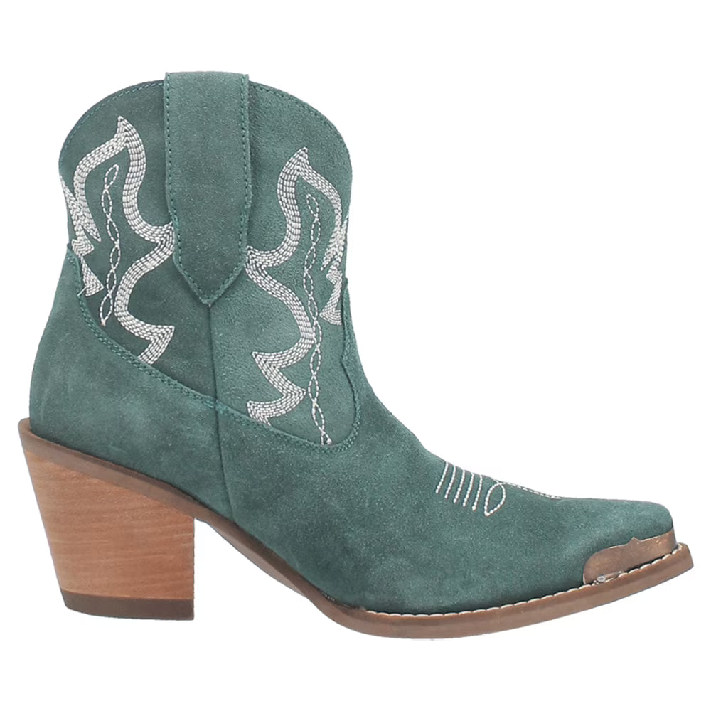 Joyride Round Toe Casual Boots Ankle Mid Heel V323