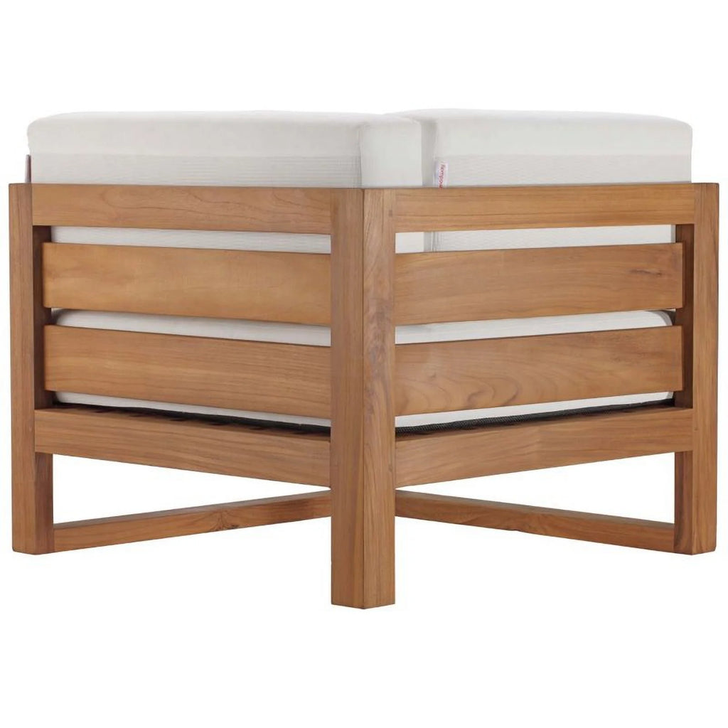 3 Piece Solid Teak Wood Patio Sectional I2726