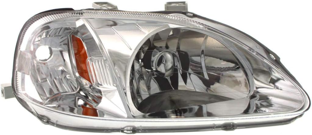 Headlight Assembly Unit Pair for Honda Civic 1999 2000 A32873