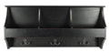 Black Hanging Storage Wall Rack X365194