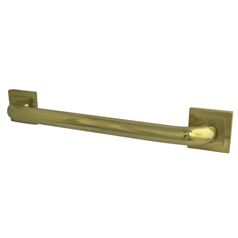 12x22 Polished Brass Grab Bar F1585