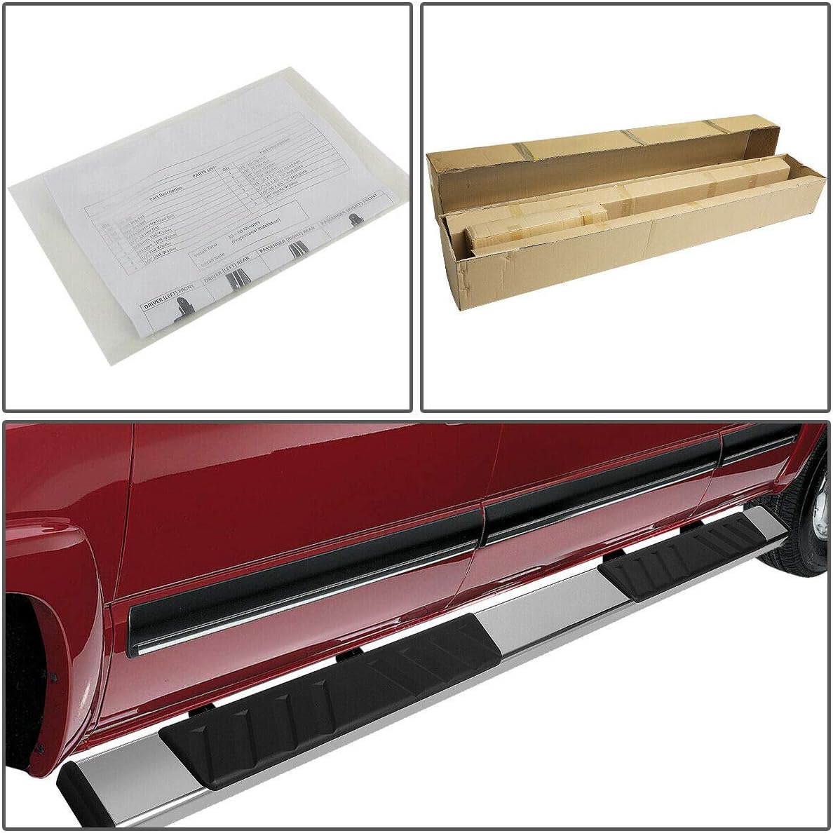 Stainless Running Board Step Bars X3021
