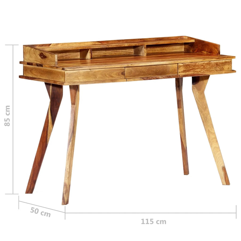Solid Sheesham Wood Writing Desk Z152362