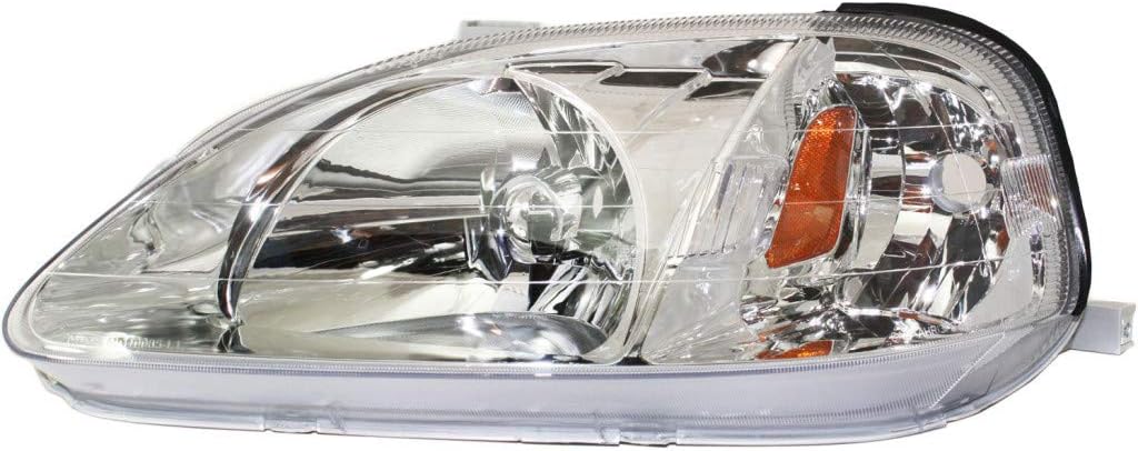 Headlight Assembly Unit Pair for Honda Civic 1999 2000 A32873